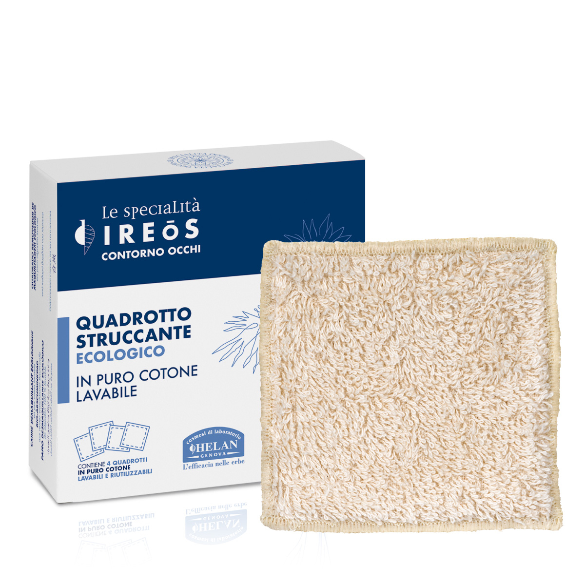 Ireos Quadrotto Struccante Ecologico Occhi di Helan