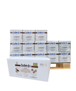 CANDITO DA ZUCCHERO BIOLOGICO DI BARBABIETOLA 100% ITALIANO APIPUGLIA 540KG BUSTA DA 2,5 KG