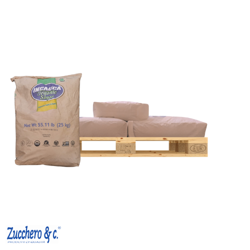 BIOZEXTRA – ZUCCHERO DI CANNA GREZZO BIOLOGICO IN SACCHI DA 25KG TRENTINO 100KG